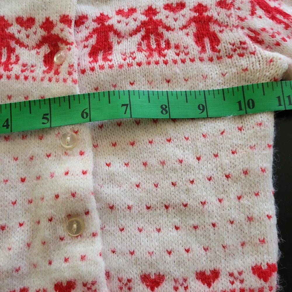 Huntingdon Mills vtg 60s 18 mos orlon acrylic knit cardigan and hat
